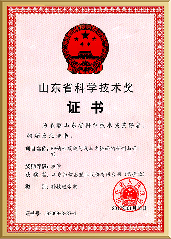 山東省科學技術(shù)獎